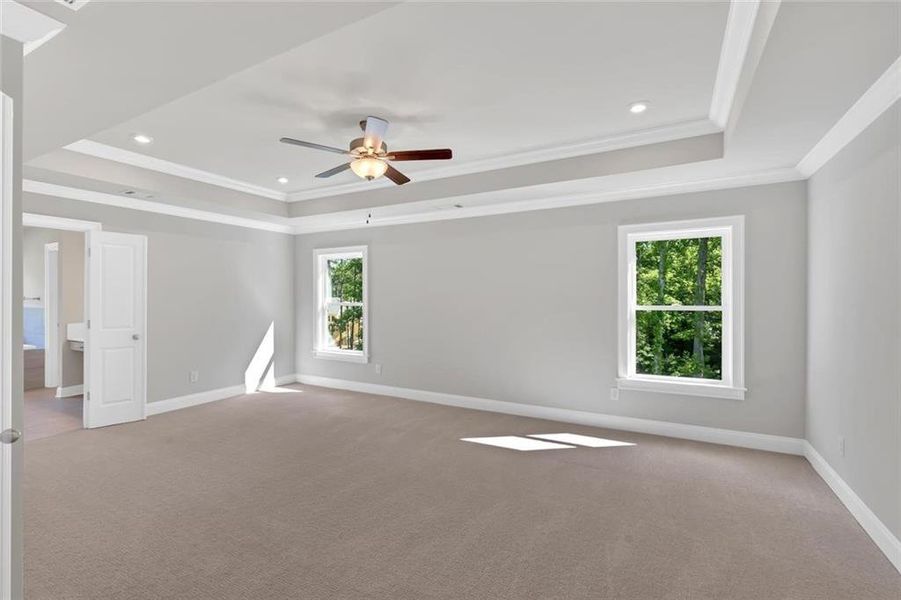 Spacious, unfurnished interior of a new home in Ford Landing, Acworth (Image 25).