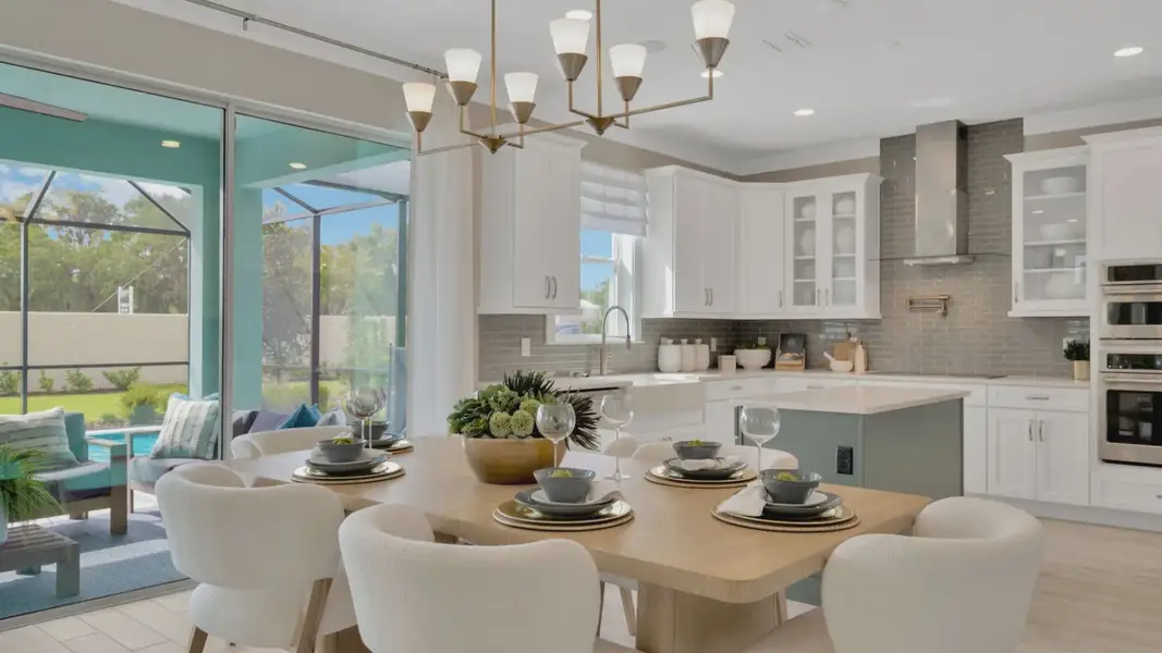 The Dining Room and Kitchen