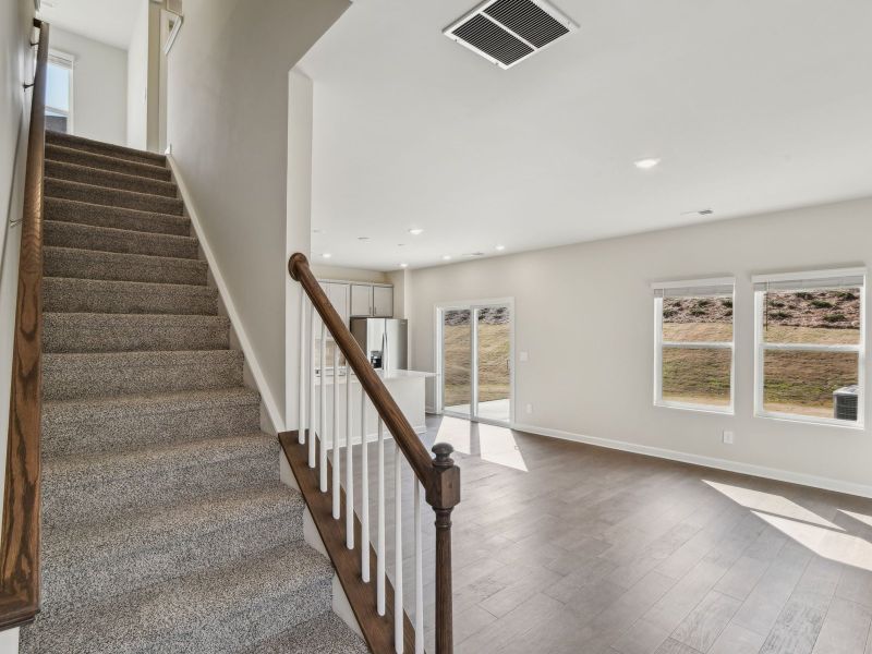 Spacious, unfurnished interior of a new home in Seattle Crossing, Shelby (Image 12). Spacious, unfurnished interior of a new home in Seattle Crossing, Shelby (Image 12).