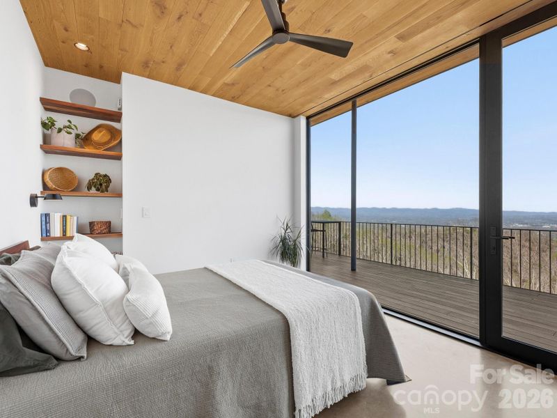 Exterior details and patio area of a home in , Asheville (Image 22).