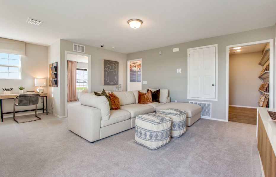 Representative furnished interior of a home built from the Coolidge by Centex in Arboretum Estates, Terrell (Image 9).