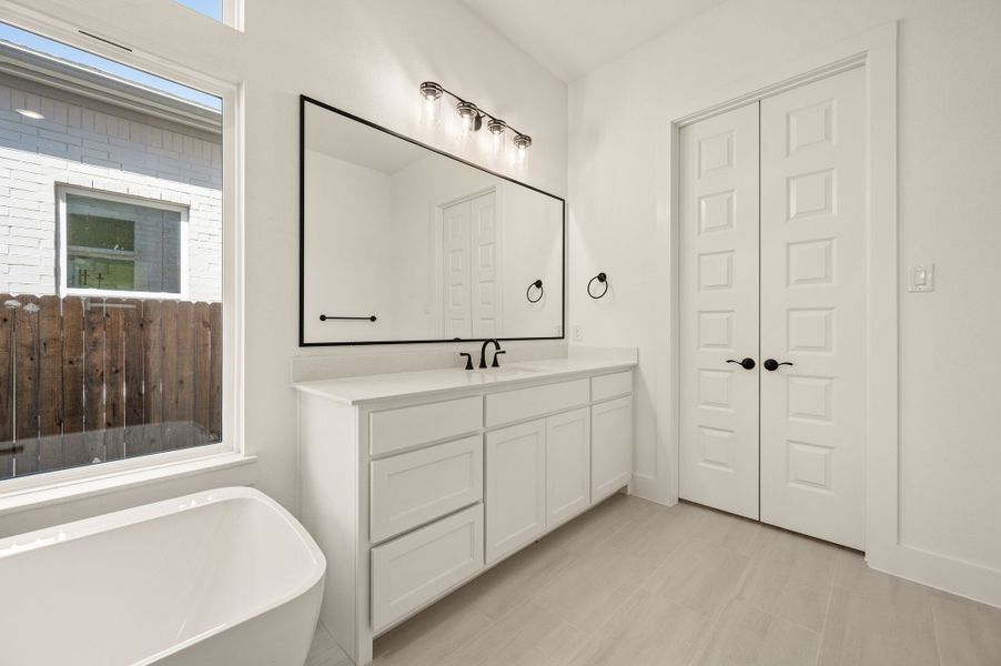 Furnished interior view inside a new home in Parks of Aledo, Aledo (Image 14).