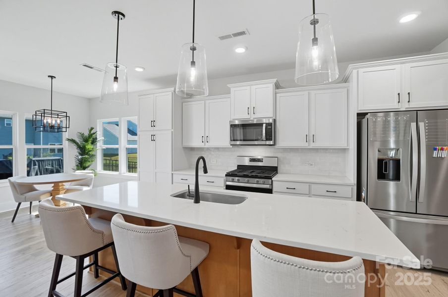 Furnished interior view inside a new home in , Monroe (Image 27).