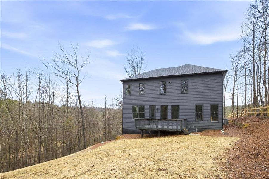 Exterior details and patio area of a home in , Canton (Image 35).