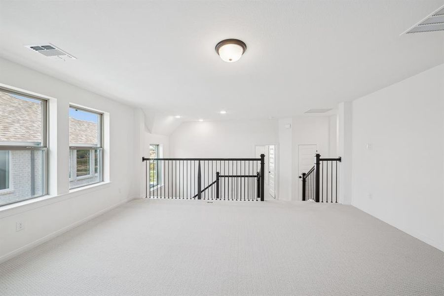 Spacious, unfurnished interior of a new home in Karis - Village Series, Crowley (Image 24). Spacious, unfurnished interior of a new home in Karis - Village Series, Crowley (Image 24).