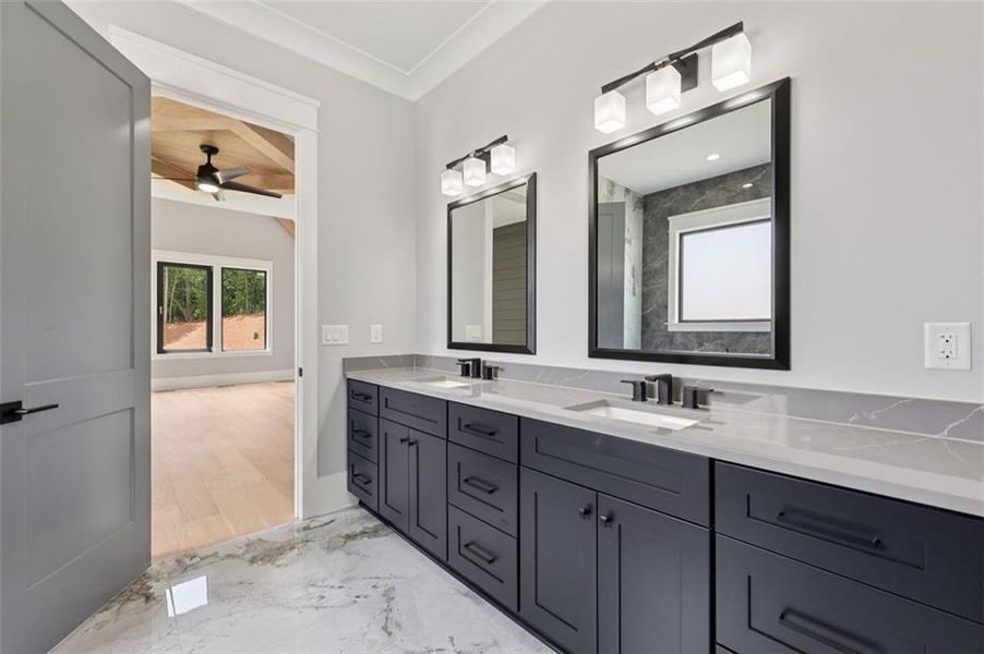 Furnished interior view inside a new home in , Braselton (Image 15). Furnished interior view inside a new home in , Braselton (Image 15).