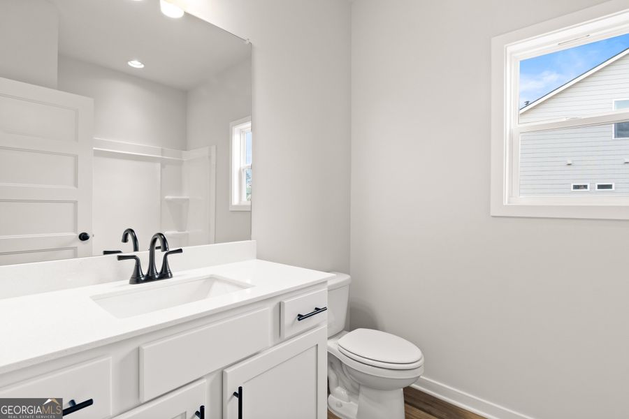 Furnished interior view inside a new home in Rosewood Lake Preserve, Hoschton (Image 4).