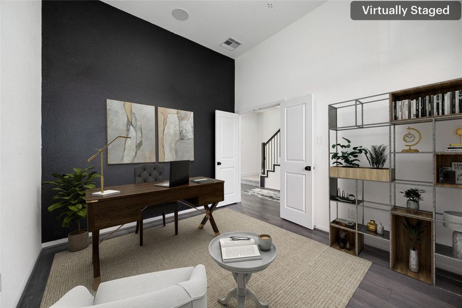 Furnished interior view inside a new home in , Cypress (Image 11).