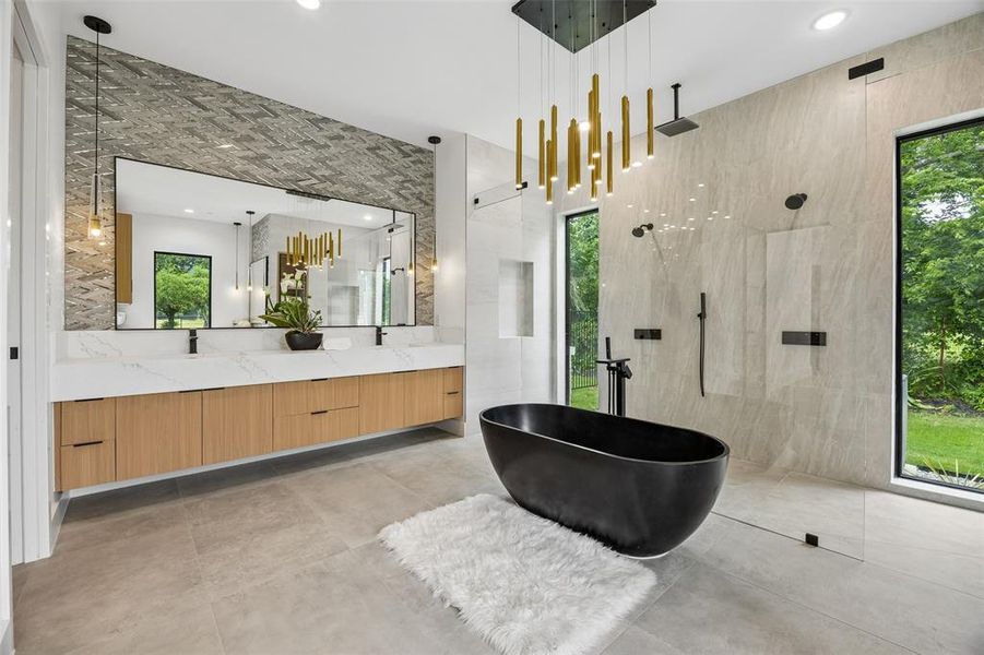 Furnished interior view inside a new home in , Southlake (Image 18).