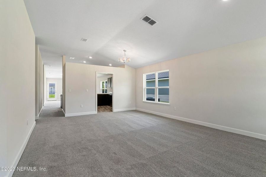 Representative unfurnished interior of a home built from the 1940 by Adams Homes in Ricker Estates, Jacksonville (Image 9). Representative unfurnished interior of a home built from the 1940 by Adams Homes in Ricker Estates, Jacksonville (Image 9).