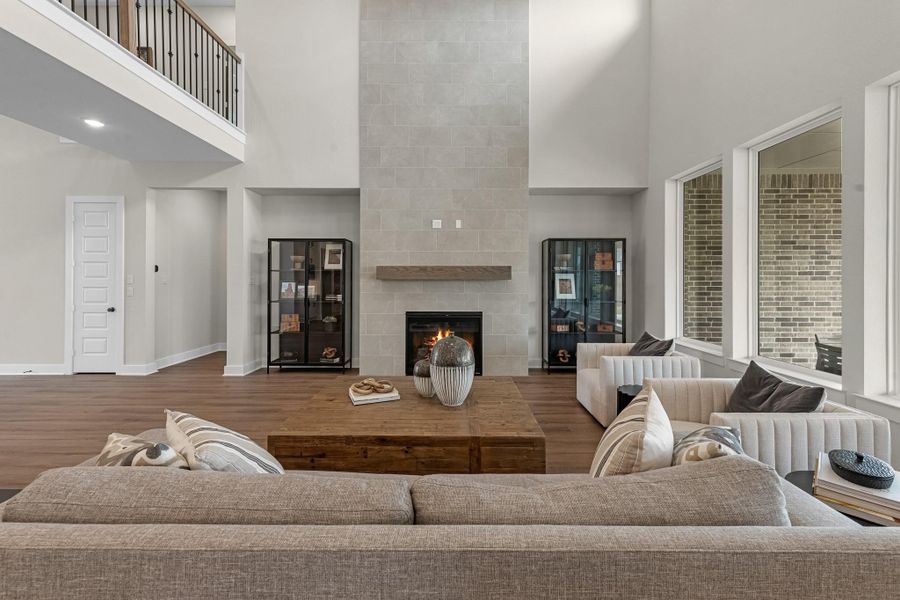 Furnished interior view inside a new home in Bridgeland, Cypress (Image 11).