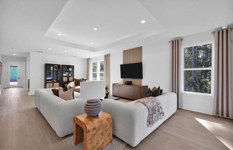Representative furnished interior of a home built from the Mystique by Pulte Homes in Lakeview Estates, Palm Coast (Image 7).