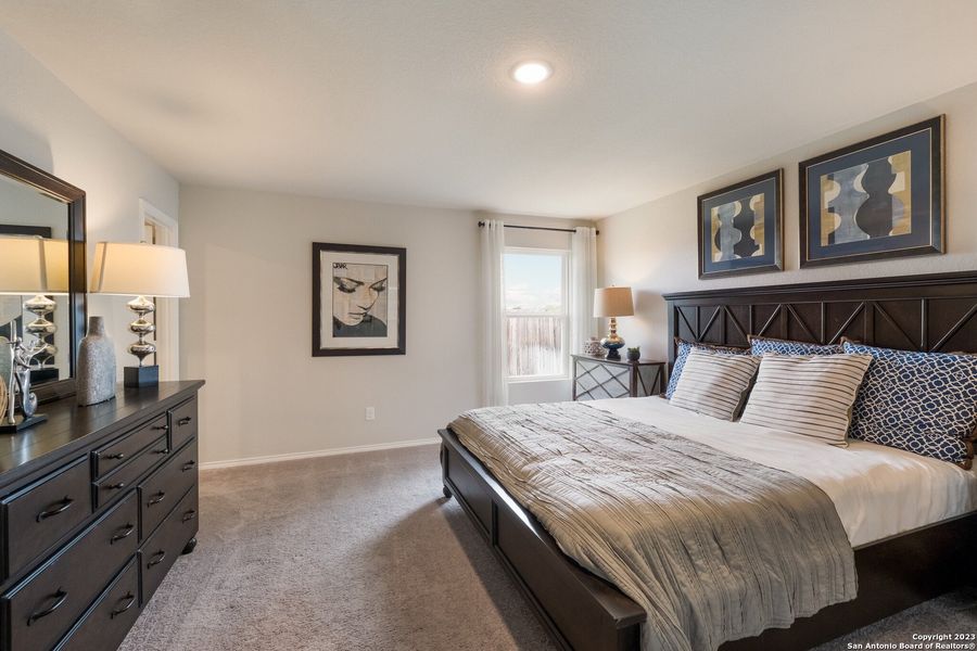 Furnished interior view inside a new home in Navarro Ranch: Cottage Collection, Seguin (Image 6). Furnished interior view inside a new home in Navarro Ranch: Cottage Collection, Seguin (Image 6).