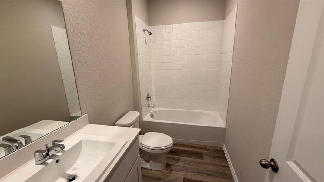 Furnished interior view inside a new home in Rosewood at Beltmill, Fort Worth (Image 5). Furnished interior view inside a new home in Rosewood at Beltmill, Fort Worth (Image 5).