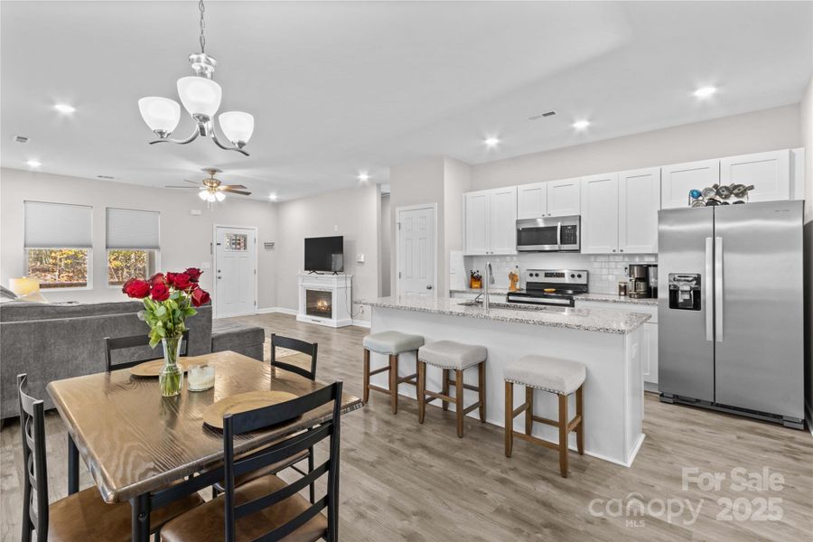 Furnished interior view inside a new home in , Statesville (Image 13).