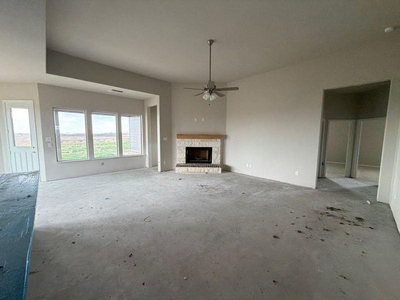 In-progress construction of a new home in Clear Sky Addition, Valley View, TX (Image 5).