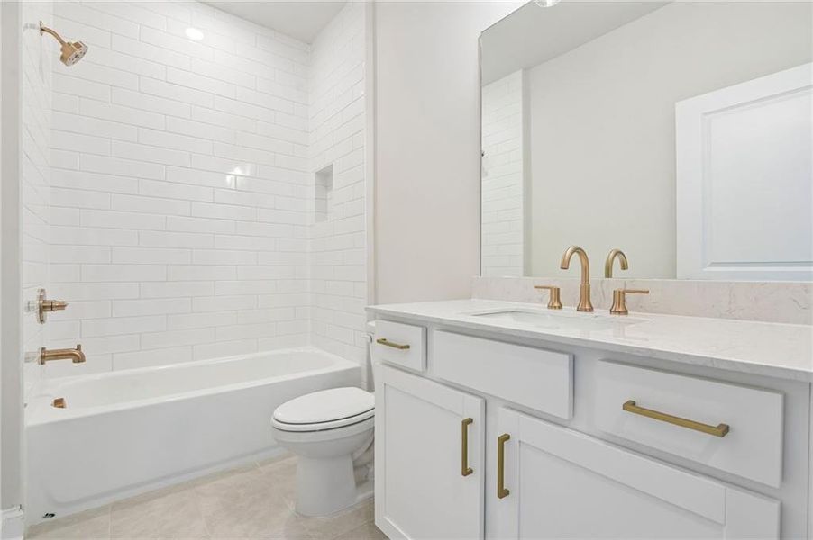 Furnished interior view inside a new home in Waterside, Peachtree Corners (Image 11).