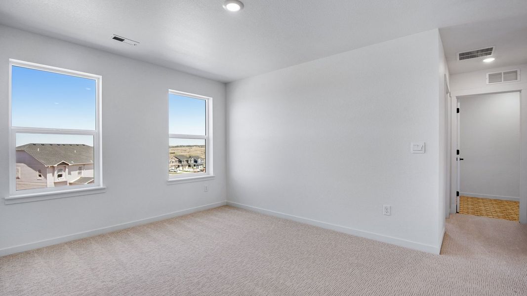 Spacious, unfurnished interior of a new home in Trails at Crowfoot, Parker (Image 36). Spacious, unfurnished interior of a new home in Trails at Crowfoot, Parker (Image 36).