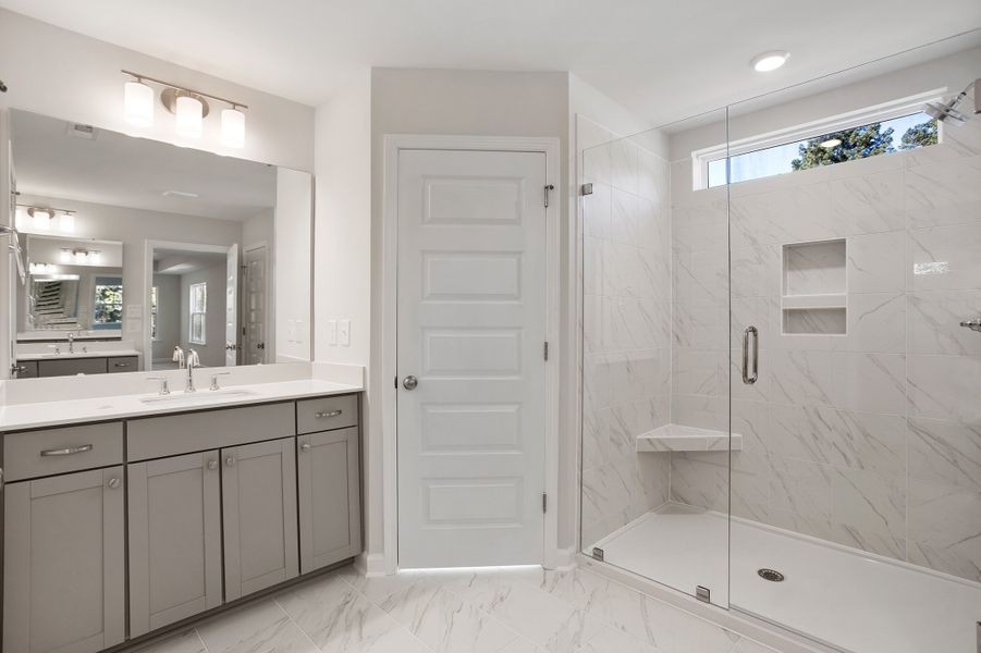 Furnished interior view inside a new home in Georgias Landing, Raleigh (Image 13).