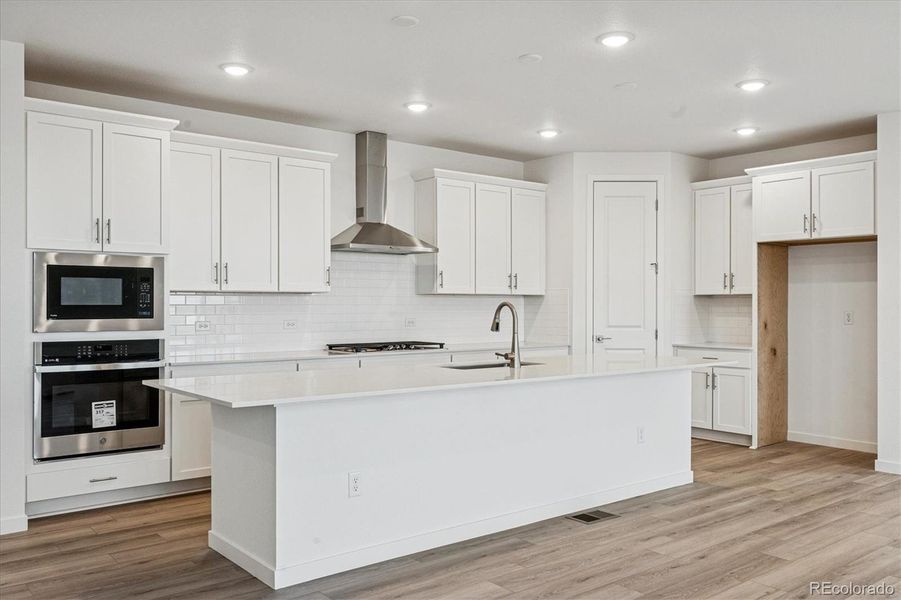 Furnished interior view inside a new home in The Summit at Meridian, Englewood (Image 10).