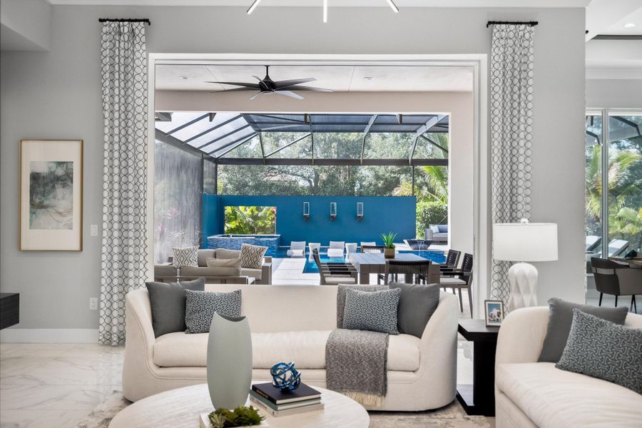 Great Room to Lanai | 103 Strand Drive