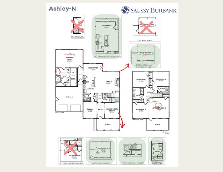 2D floor plan layout of this home in , Summerville, SC (Image 4).