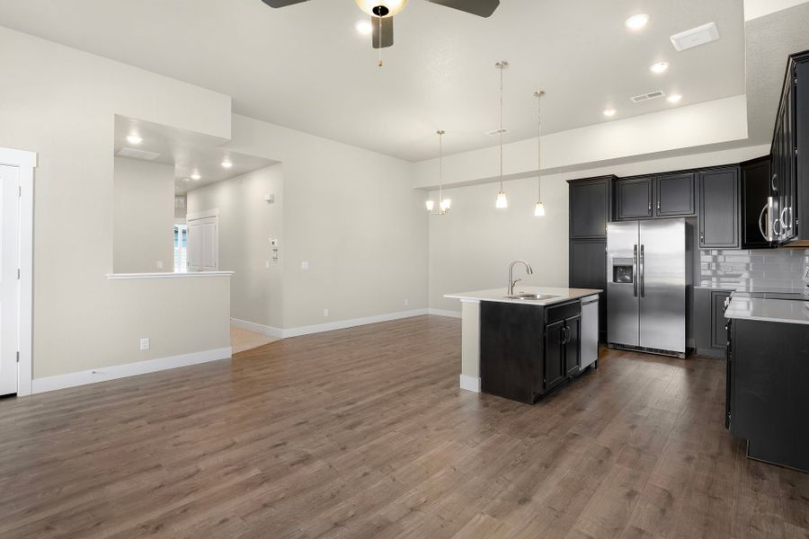 Spacious, unfurnished interior of a new home in Wilder at Timnath Ranch, Timnath (Image 12). Spacious, unfurnished interior of a new home in Wilder at Timnath Ranch, Timnath (Image 12).