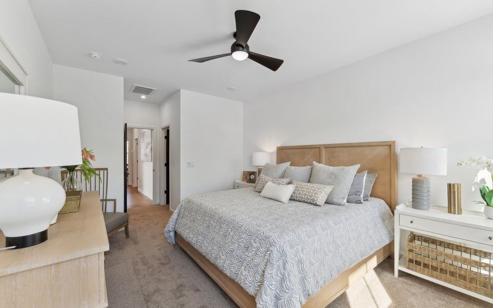 Furnished interior view inside a new home in Wendell Falls, Wendell (Image 16). Furnished interior view inside a new home in Wendell Falls, Wendell (Image 16).