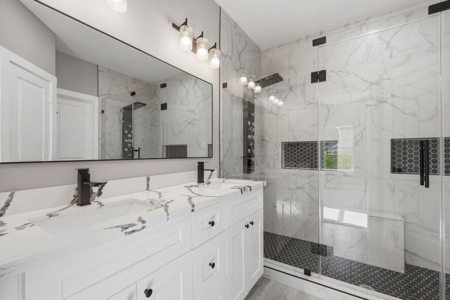 Furnished interior view inside a new home in , Willis (Image 7).