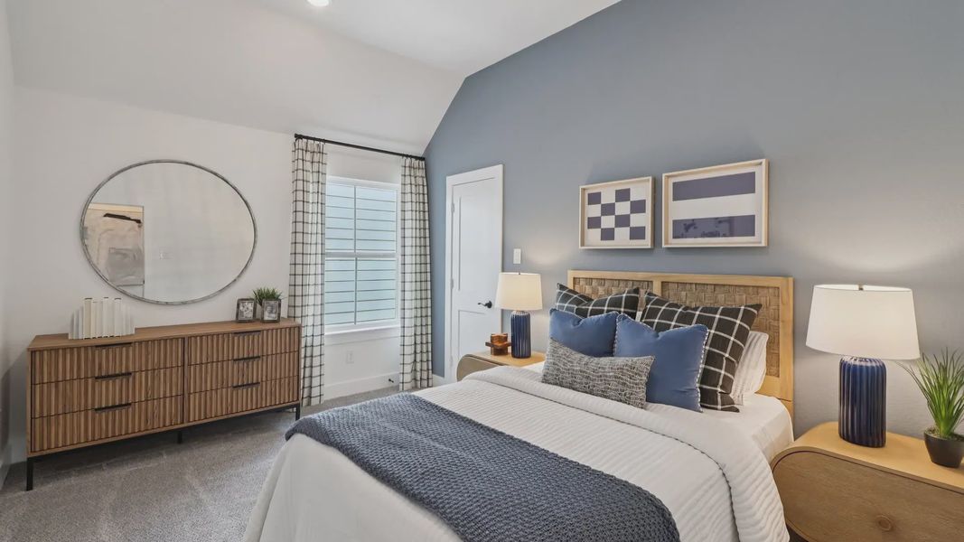 Representative furnished interior of a home built from the Versailles by Chesmar Homes in Kresston Chateau, Montgomery (Image 26). Representative furnished interior of a home built from the Versailles by Chesmar Homes in Kresston Chateau, Montgomery (Image 26).