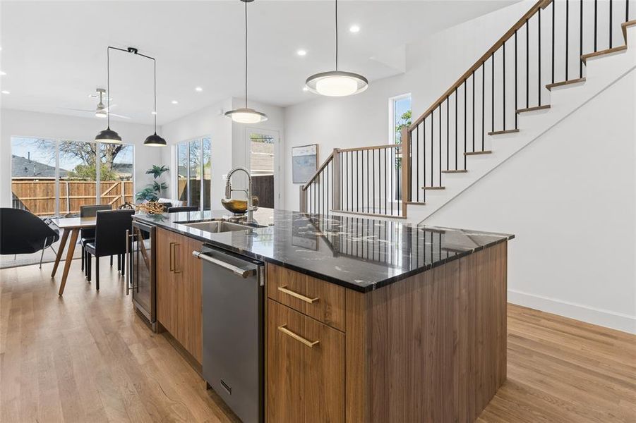 Furnished interior view inside a new home in , Dallas (Image 17).