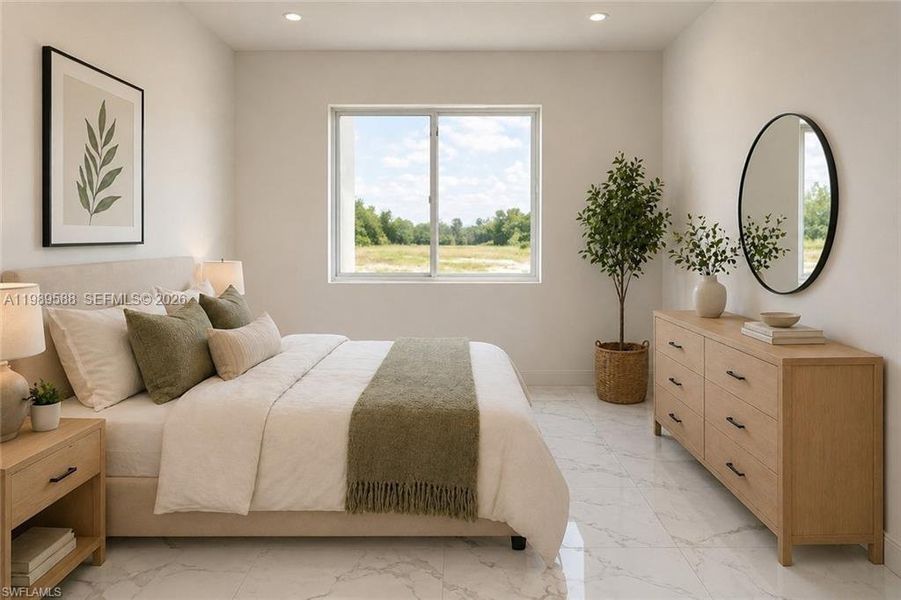 Furnished interior view inside a new home in , Lehigh Acres (Image 9).