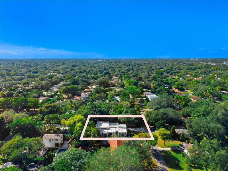 Front exterior of a new home in , Biscayne Park, FL, highlighting curb appeal (Image 20). Front exterior of a new home in , Biscayne Park, FL, highlighting curb appeal (Image 20).