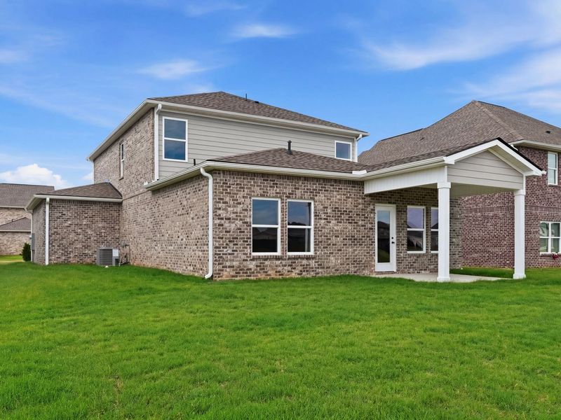 Representative exterior details of a home built from the The Meadowbrook A by Davidson Homes LLC in Bailey Park, Fayetteville (Image 30).