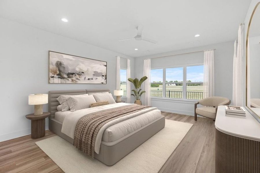 Furnished interior view inside a new home in , Gordonville (Image 17).