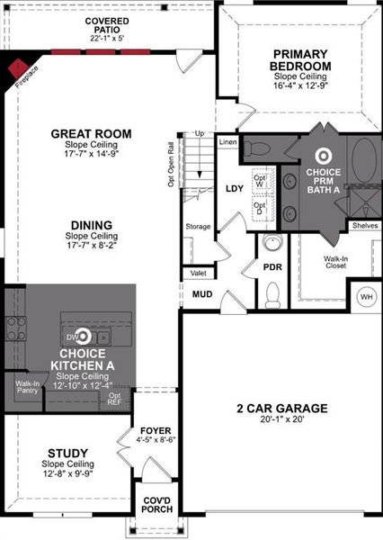 Beazer Homes Wildcat Ranch Berkshire plan