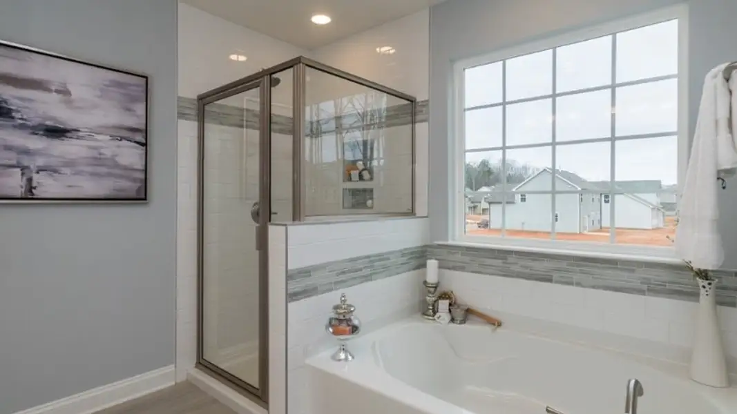 Representative furnished interior of a home built from the Devon by DRB Homes in McBride, Indian Trail (Image 16).
