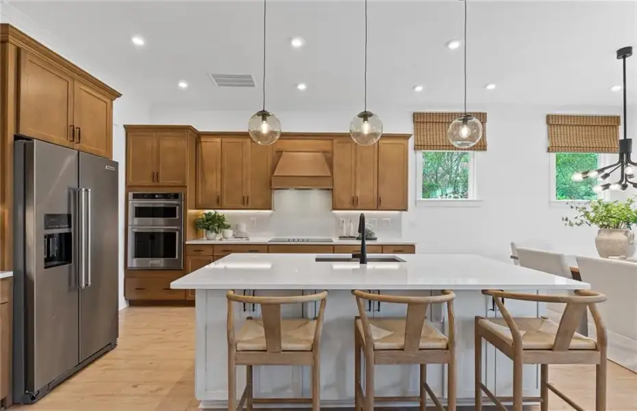 Furnished interior view inside a new home in Creekside at Skelton, Hoschton (Image 6).