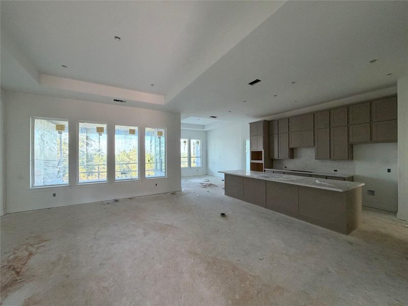 From Family Room to Open Concept Kitchen