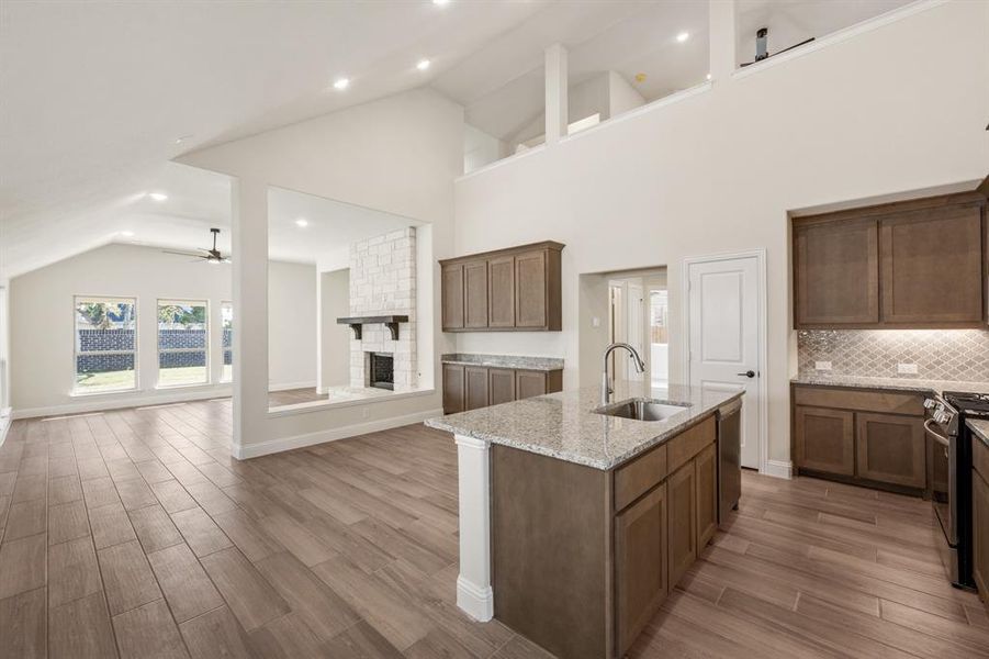 Furnished interior view inside a new home in Godley Ranch Classic, Godley (Image 11). Furnished interior view inside a new home in Godley Ranch Classic, Godley (Image 11).