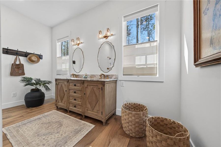 Furnished interior view inside a new home in , Eatonton (Image 14).