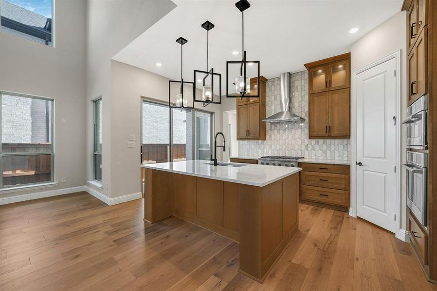 Furnished interior view inside a new home in Fields Villas - Darling Homes, Frisco (Image 15).