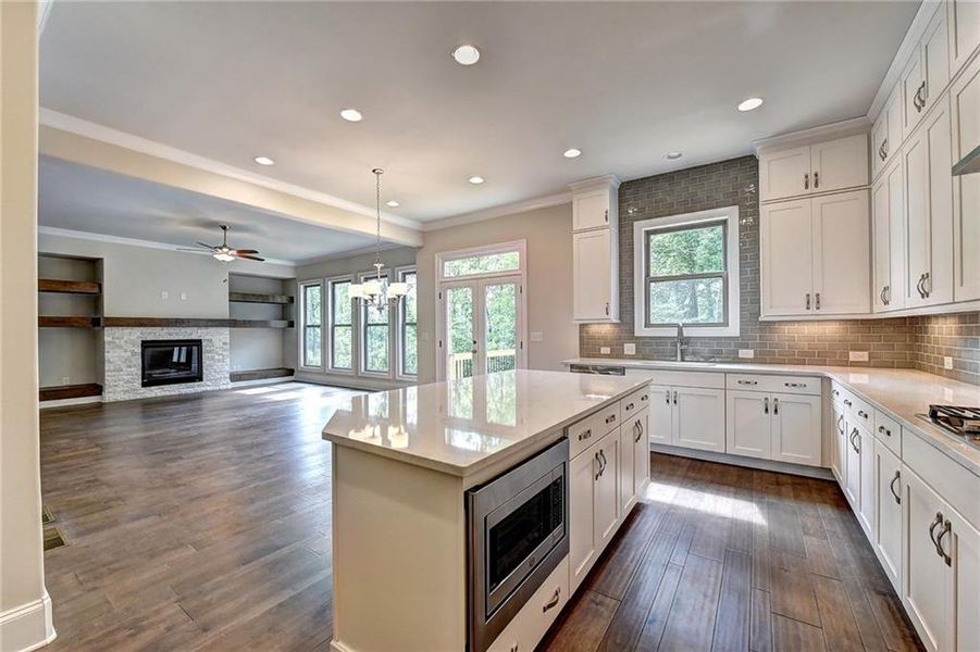 Furnished interior view inside a new home in Bellmoore Park, Duluth (Image 13).