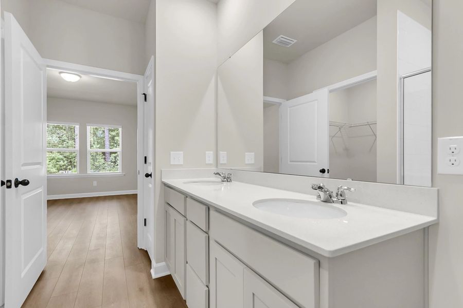 Similar Palmetto floorplan for inspiration - features and finishes vary