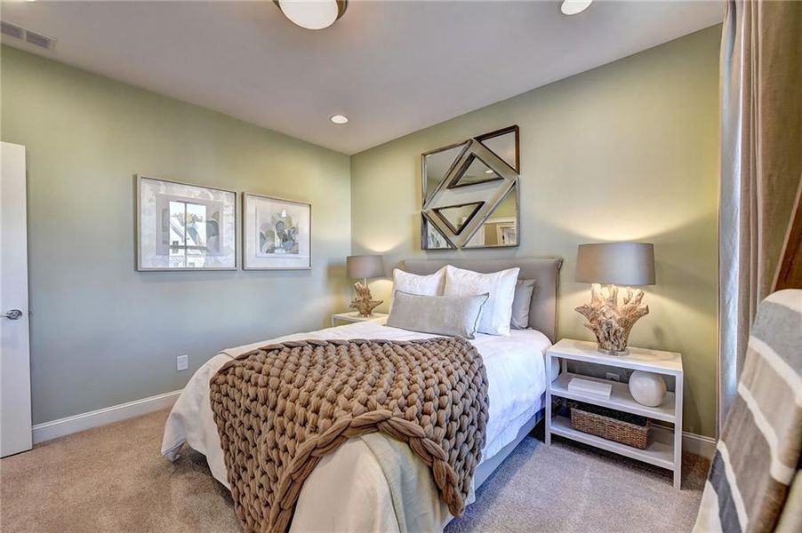 Furnished interior view inside a new home in Evanshire Townhomes, Duluth (Image 4).