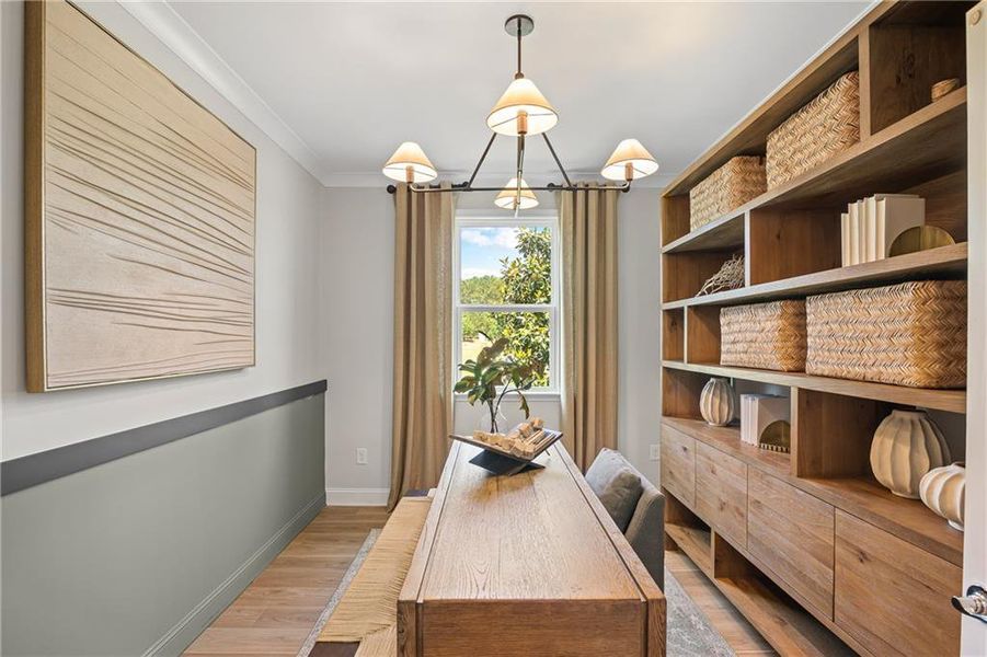 Furnished interior view inside a new home in Overland, Locust Grove (Image 13).