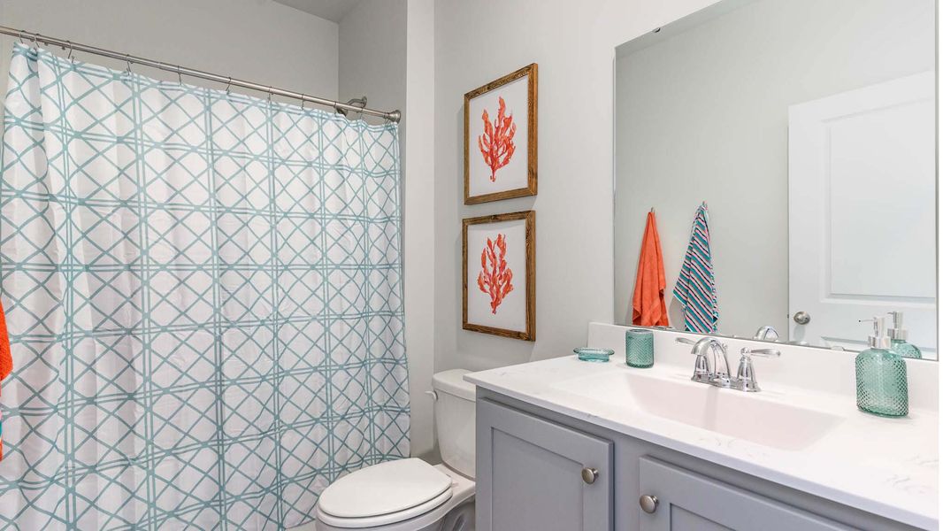 Representative furnished interior of a home built from the CALI by D.R. Horton in Eden Springs, Longs (Image 8).