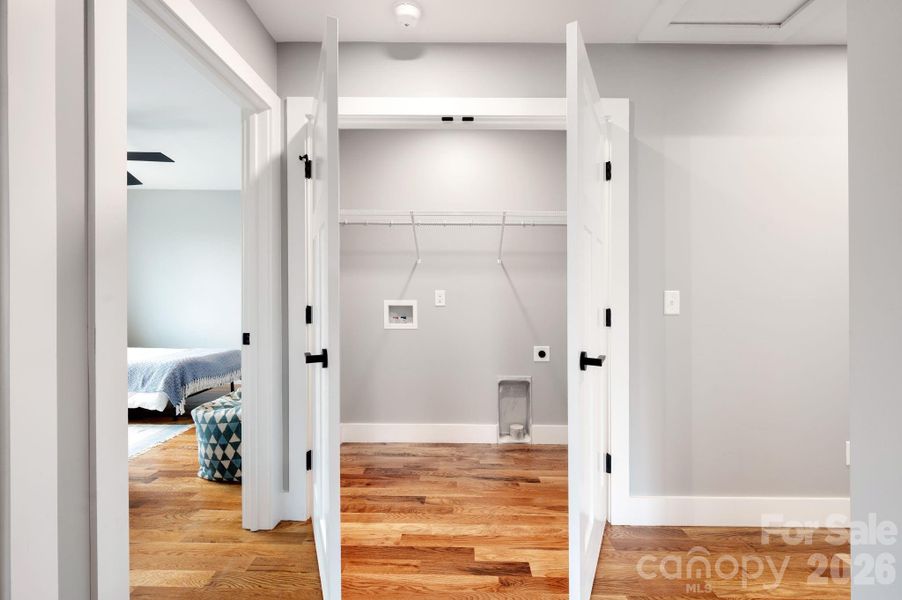 Laundry Closet On Second Level