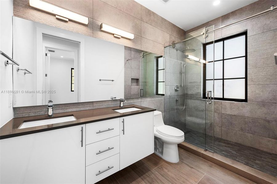 Furnished interior view inside a new home in , Coral Gables (Image 18). Furnished interior view inside a new home in , Coral Gables (Image 18).