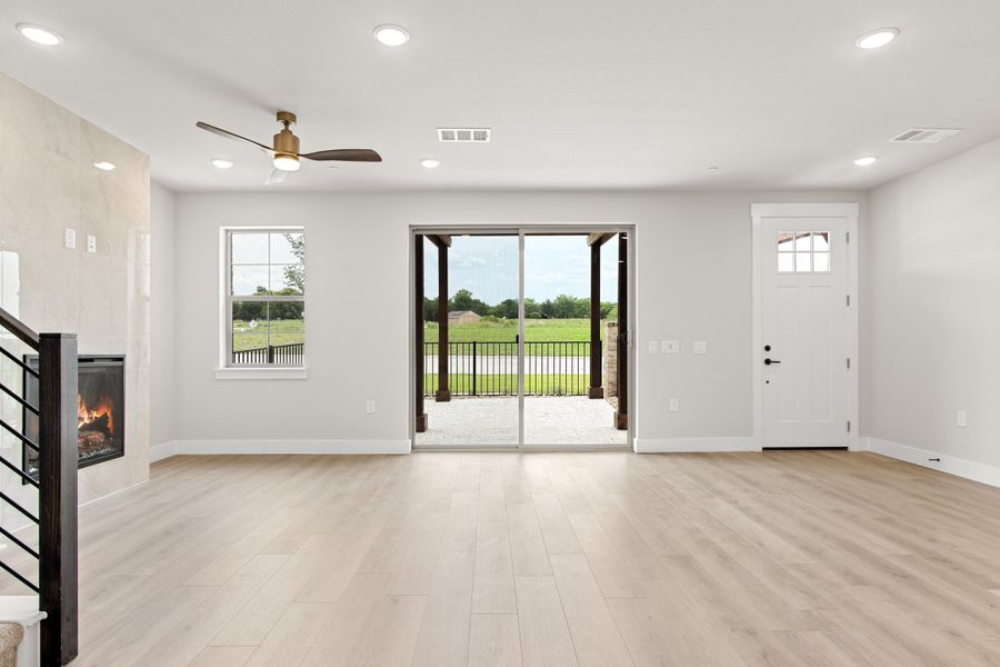 Spacious, unfurnished interior of a new home in The Tribute, The Colony (Image 26). Spacious, unfurnished interior of a new home in The Tribute, The Colony (Image 26).